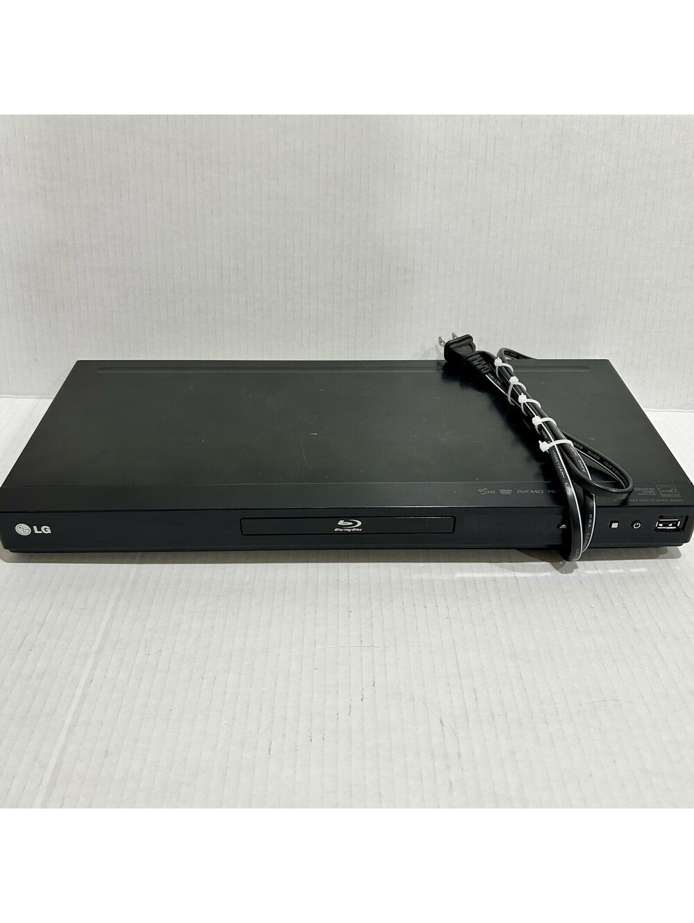 LG BD645 3D Blu-ray DVD Player HDMI USB No Remote Tested